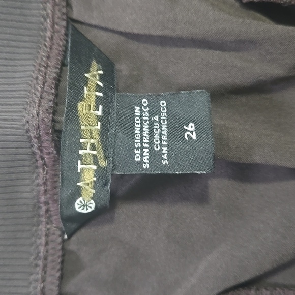 Athleta Women's Nolita Slim Tapered Cropped Pants Brown Size 26 NWOT - Picture 8 of 10